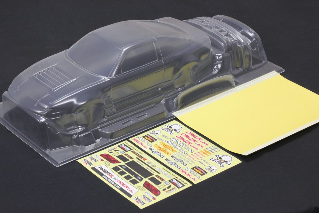Pandora RC Nissan 180SX 風神 Fujin Wind God Origin Labo 1-10 Body Set